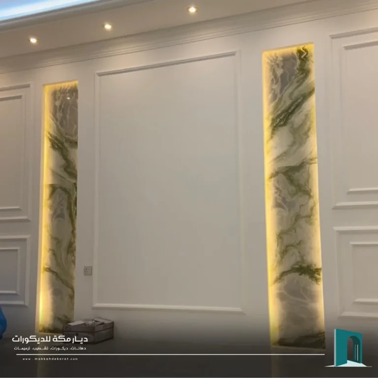 تركيب براويز فوم مع انارة مكة