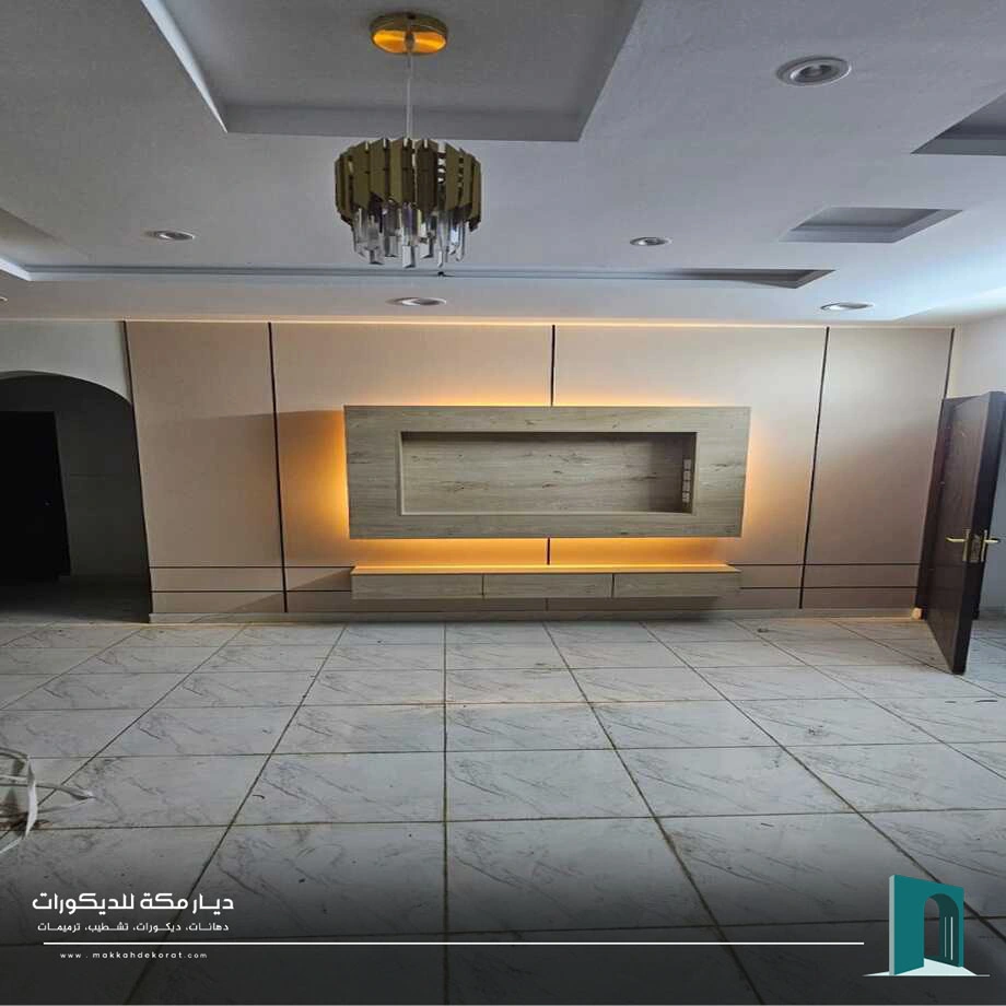 تركيب ديكور تلفزيون مكة