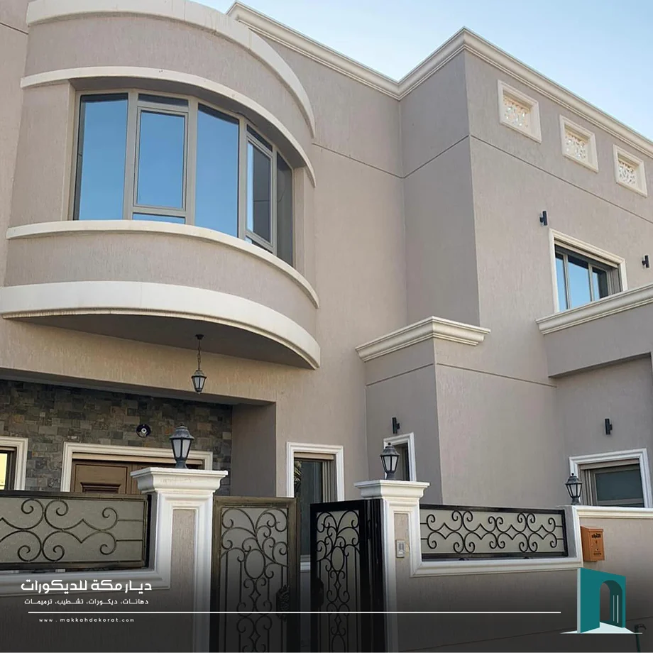 تشطيب واجهة فيلا مكة
