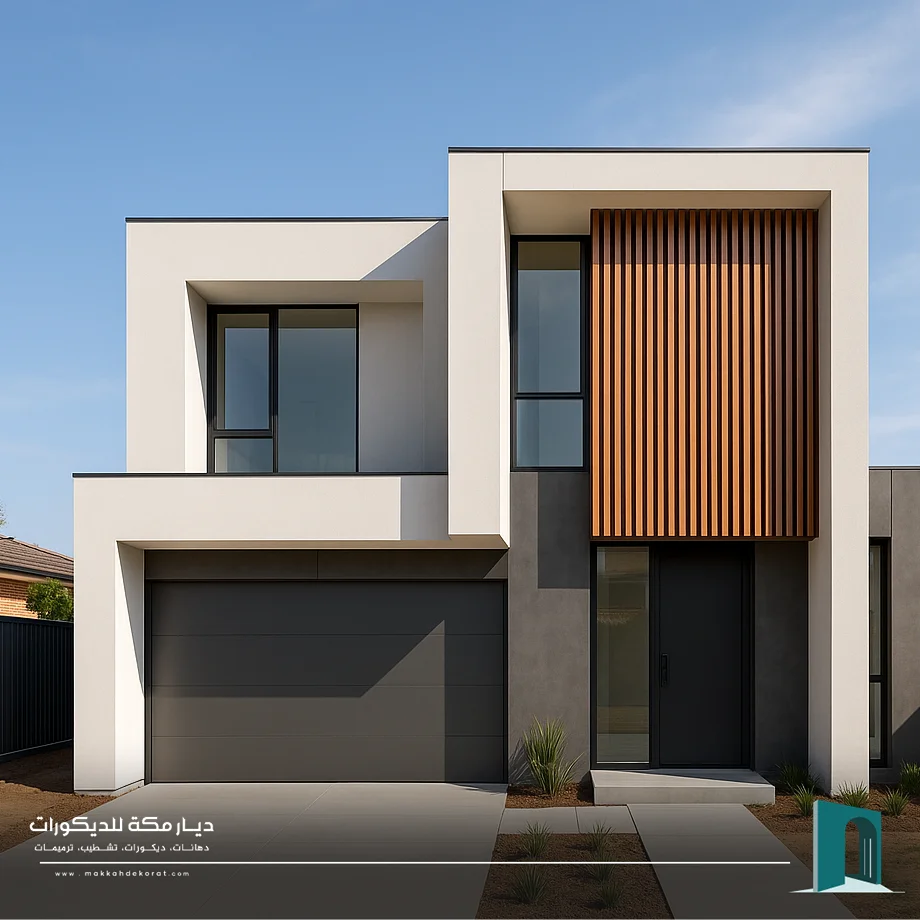 تكسيات خشب خارجية