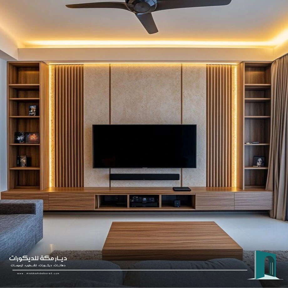 تركيب ديكور تلفزيون مكة