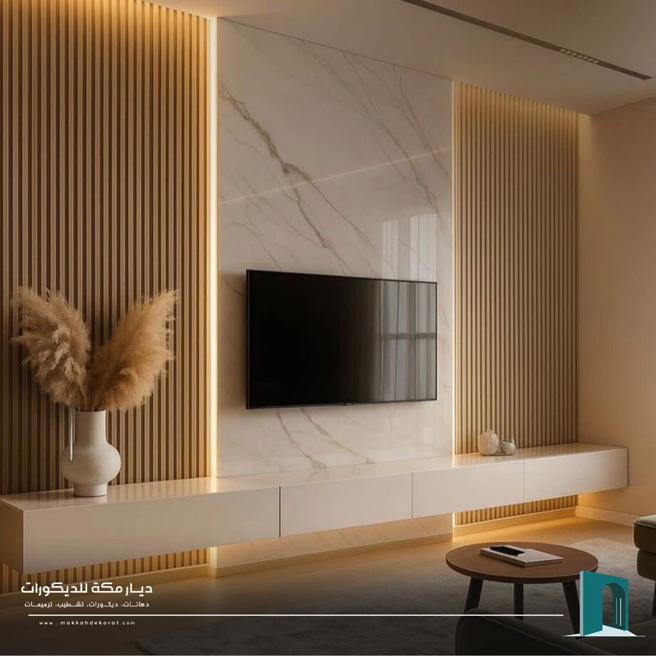 تركيب ديكور تلفزيون مكة
