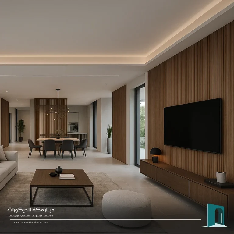 خلفية تلفزيون بديل الخشب