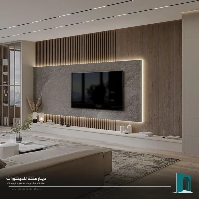 ديكور شاشات بديل الخشب