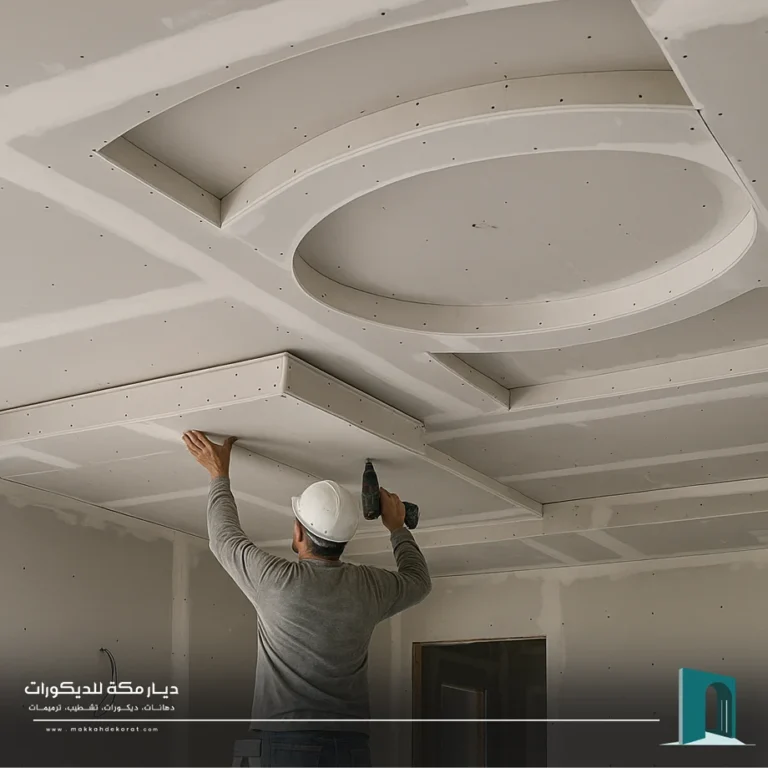 معلم ديكورات جبس بورد للأسقف مكة