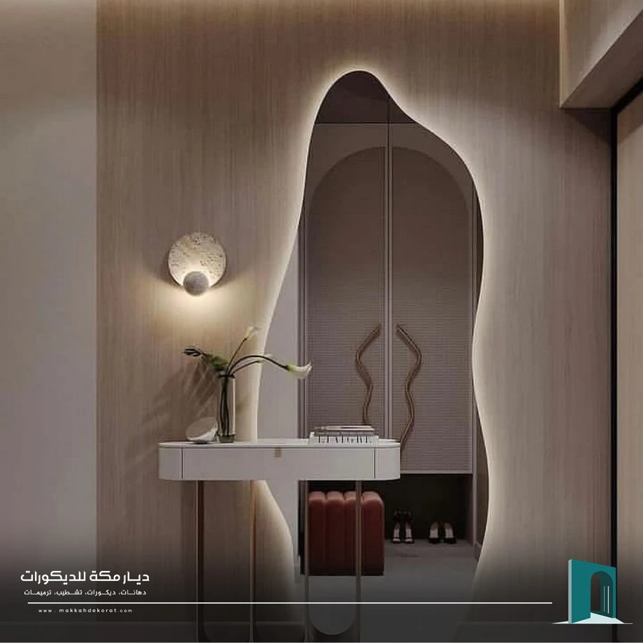 ديكور مرايات غرف نوم مكة