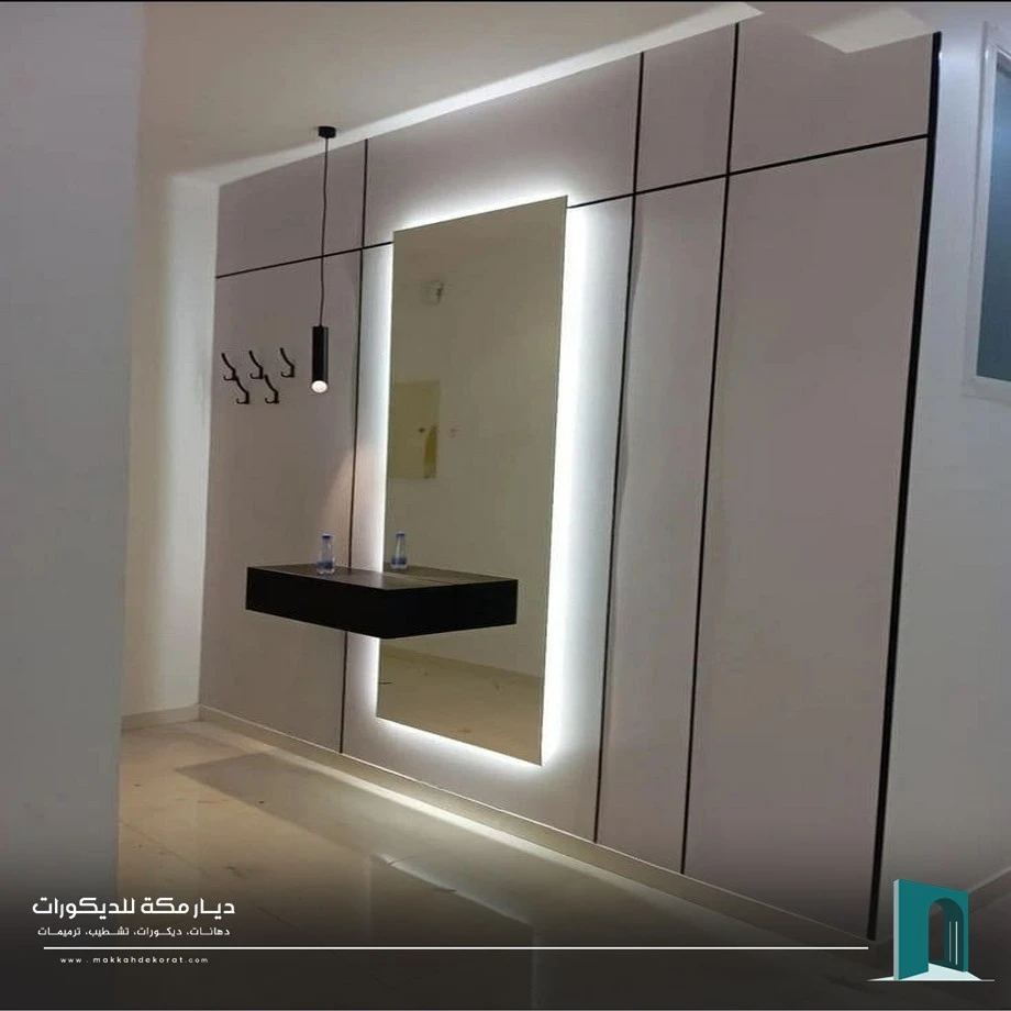 ديكور مرايا دائرية مكة